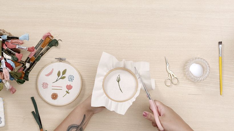 Embroidery Tutorial: 3 Basic Freestyle Embroidery Techniques 17