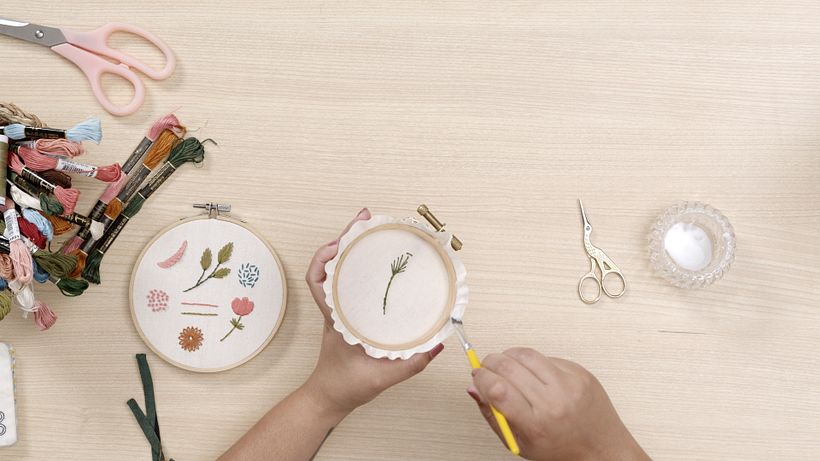 Embroidery Tutorial: 3 Basic Freestyle Embroidery Techniques 18