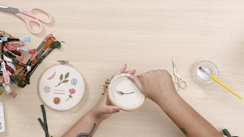 Embroidery Tutorial: 3 Basic Freestyle Embroidery Techniques 19
