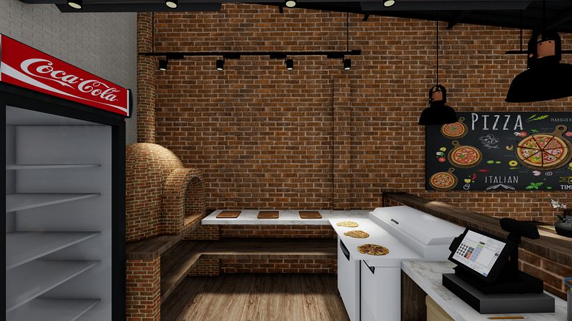 Pizza Paleta - Arquitectura interior
