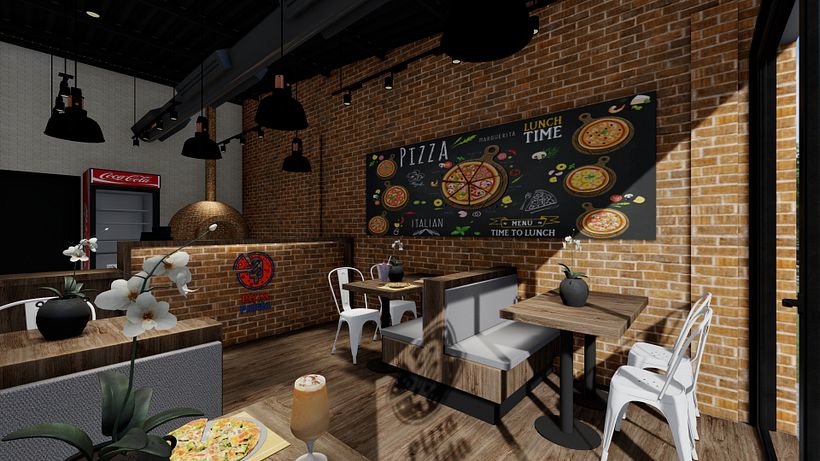 Pizza Paleta - Arquitectura interior