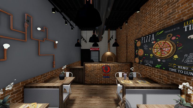 Pizza Paleta - Arquitectura interior