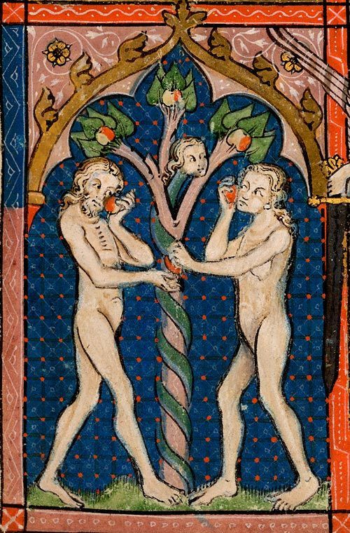 An apple symbolized original sin.