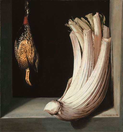 Juan Sánchez Cotán’s Still Life is much more austere.