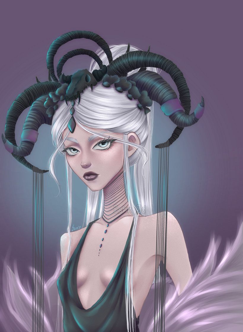 Mi Proyecto del curso: Retrato de personajes femeninos con Procreate 2