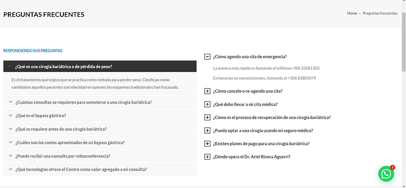 Sitio Web: centrocirugialaparoscopica.com 7