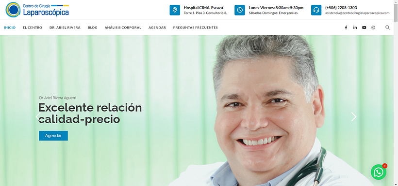 Sitio Web: centrocirugialaparoscopica.com 1