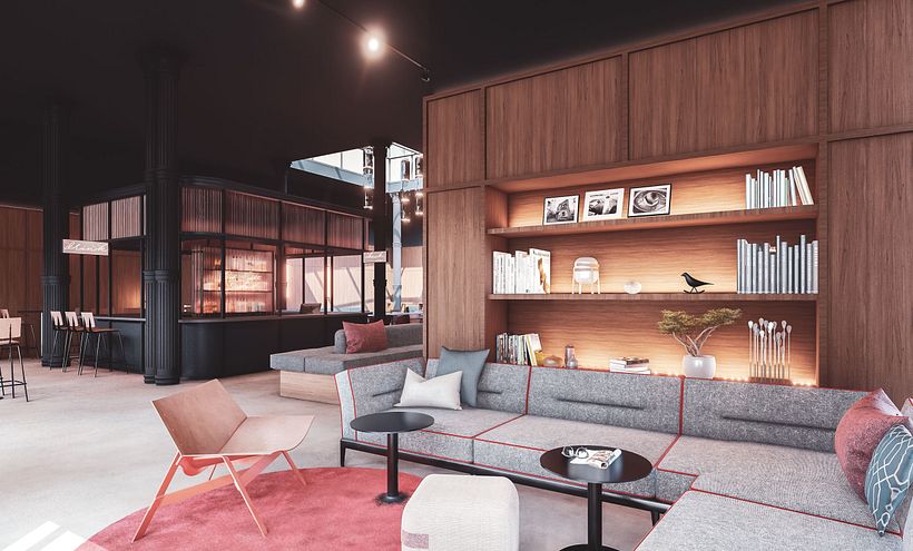 El Lobby es la parte que recoge la elegancia, lo acogedor. Zonas que invitan a la conversación, a la desconexión.
