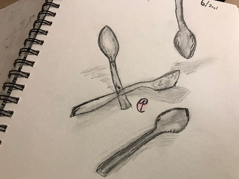 Realistic Metal Spoons