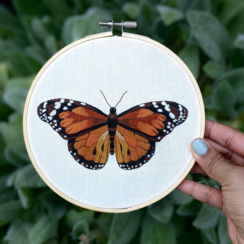 My project in Realistic Embroidery Techniques course 1
