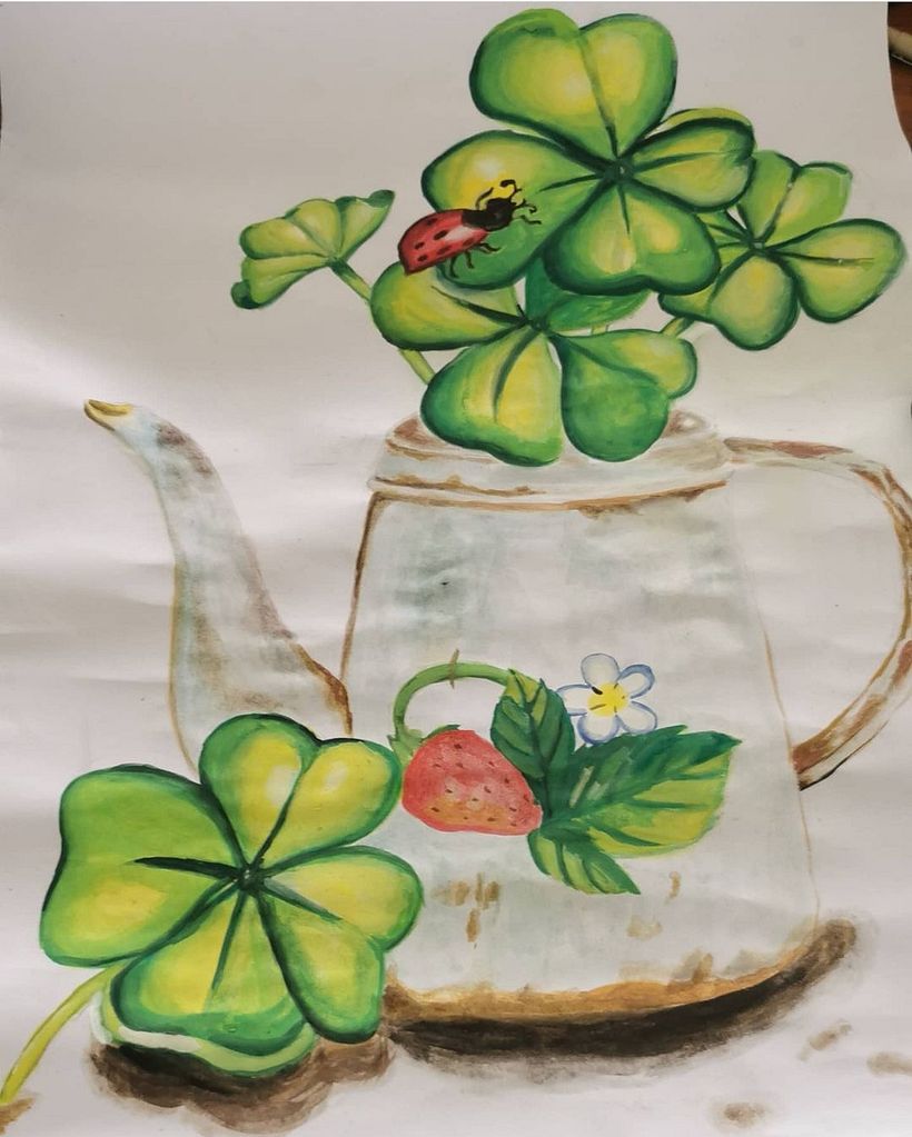 Janice clover and pot