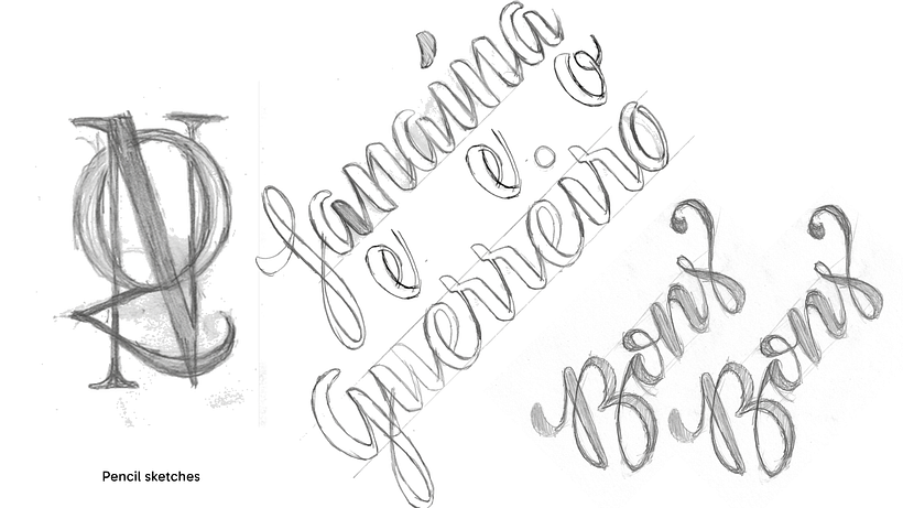 Exercícios de lettering criados por Álvaro Franca