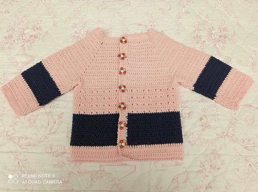 Meu projeto do curso:  Top-down: roupas de crochê sem costura 3