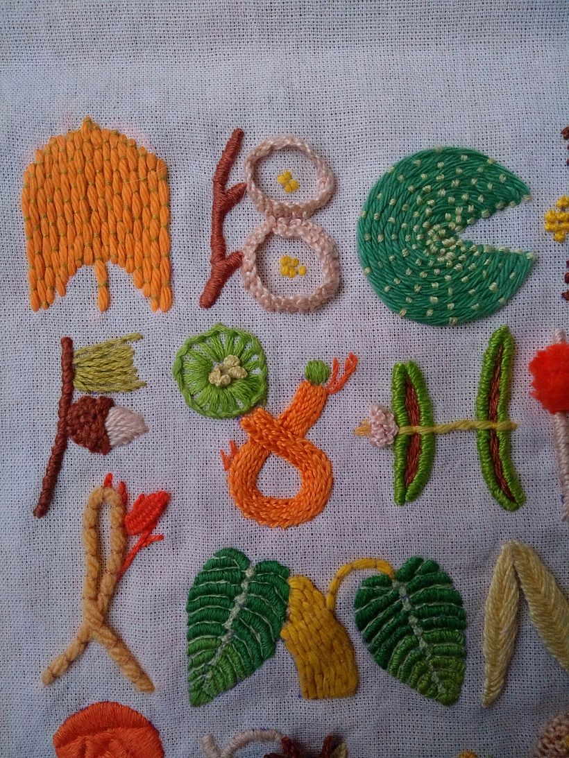 Mi Proyecto del curso: Introducción al bordado en relieve 3