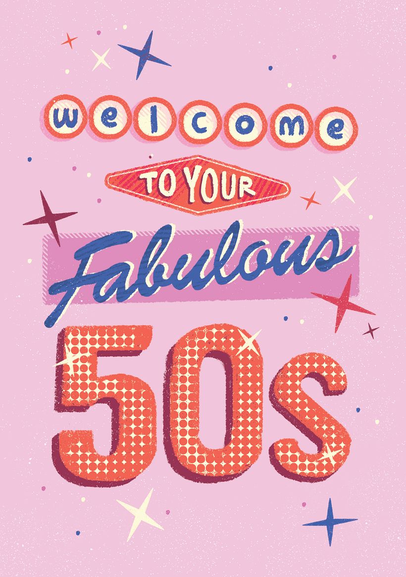 Fabulous 40s Greeting Card Design 4
