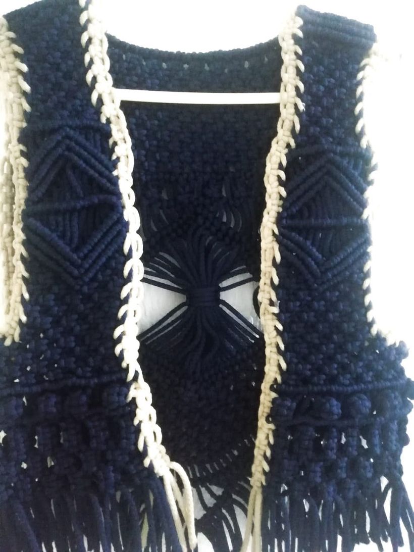 Mi Proyecto del curso: Macramé: crea prendas de ropa únicas 2
