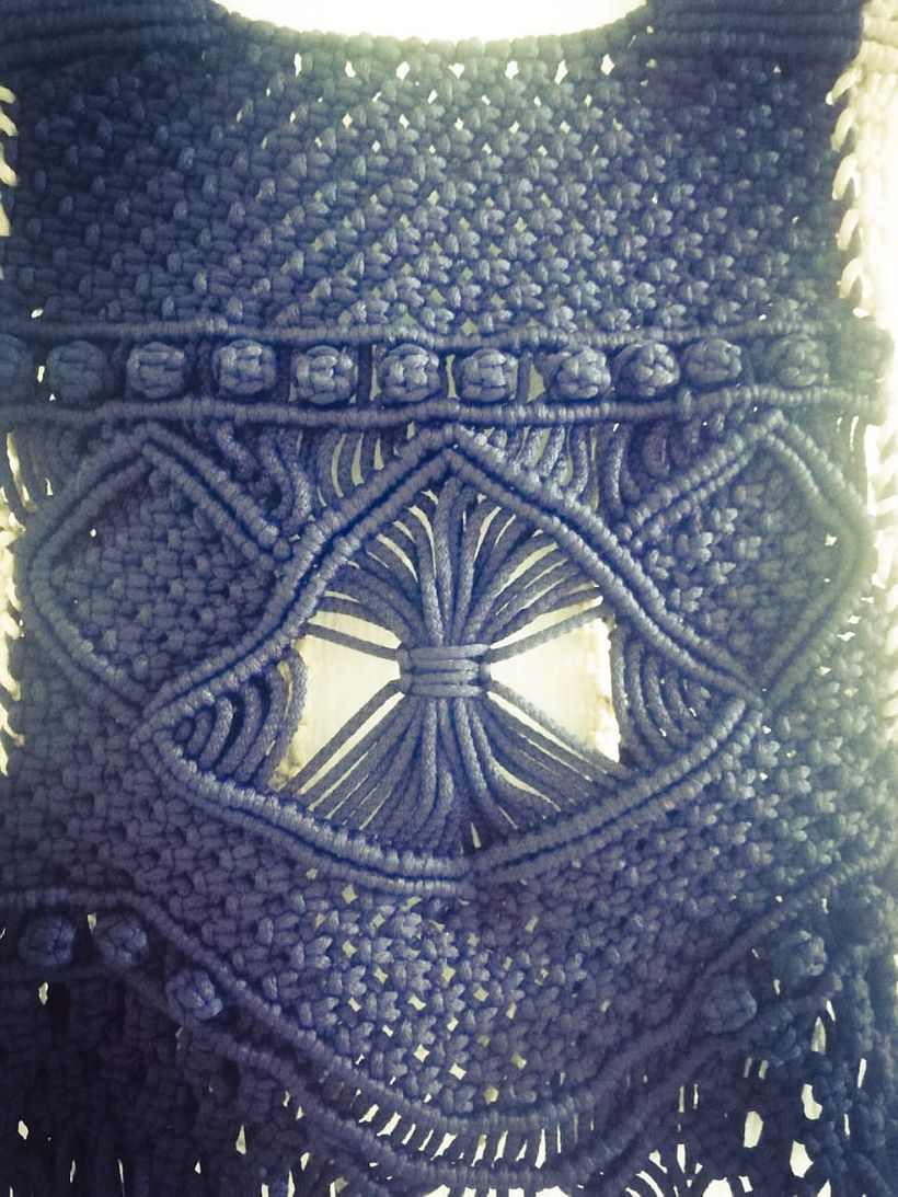 Mi Proyecto del curso: Macramé: crea prendas de ropa únicas 3