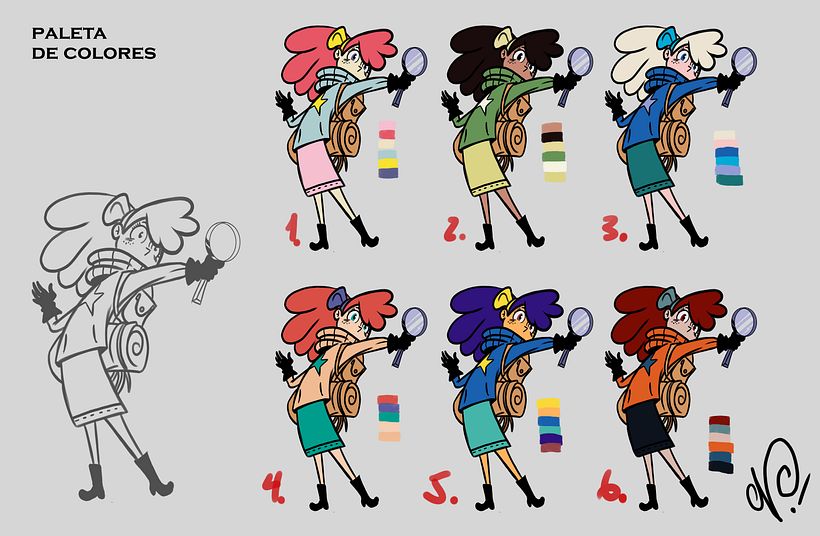 Mi Proyecto del curso: Diseño de personajes para animación con Photoshop 7