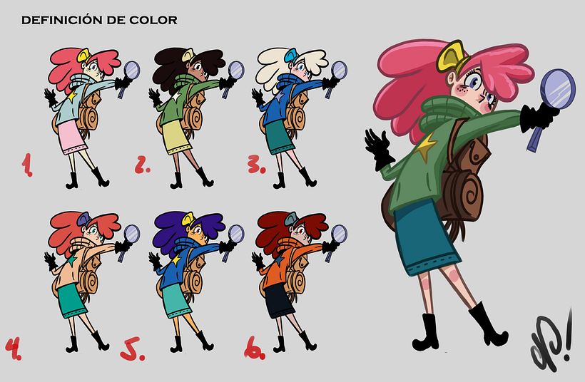 Mi Proyecto del curso: Diseño de personajes para animación con Photoshop 8