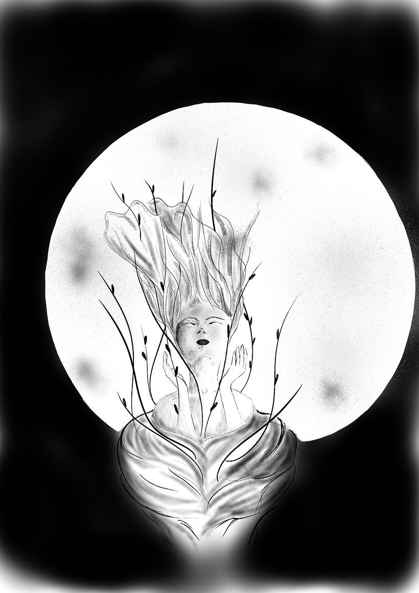 Il mio progetto del corso: Tecniche di disegno tradizionale con Procreate ...... SELENE 1