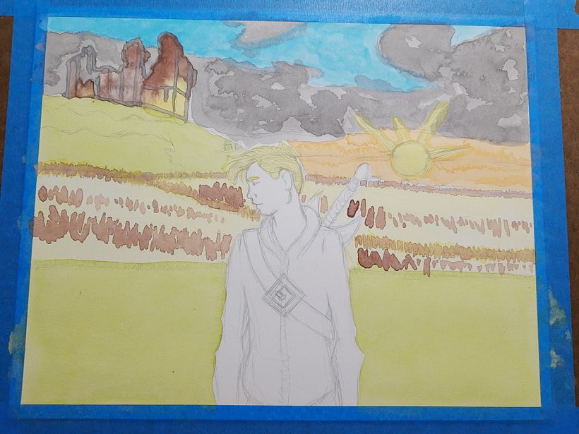 Pintura con segundo plano.