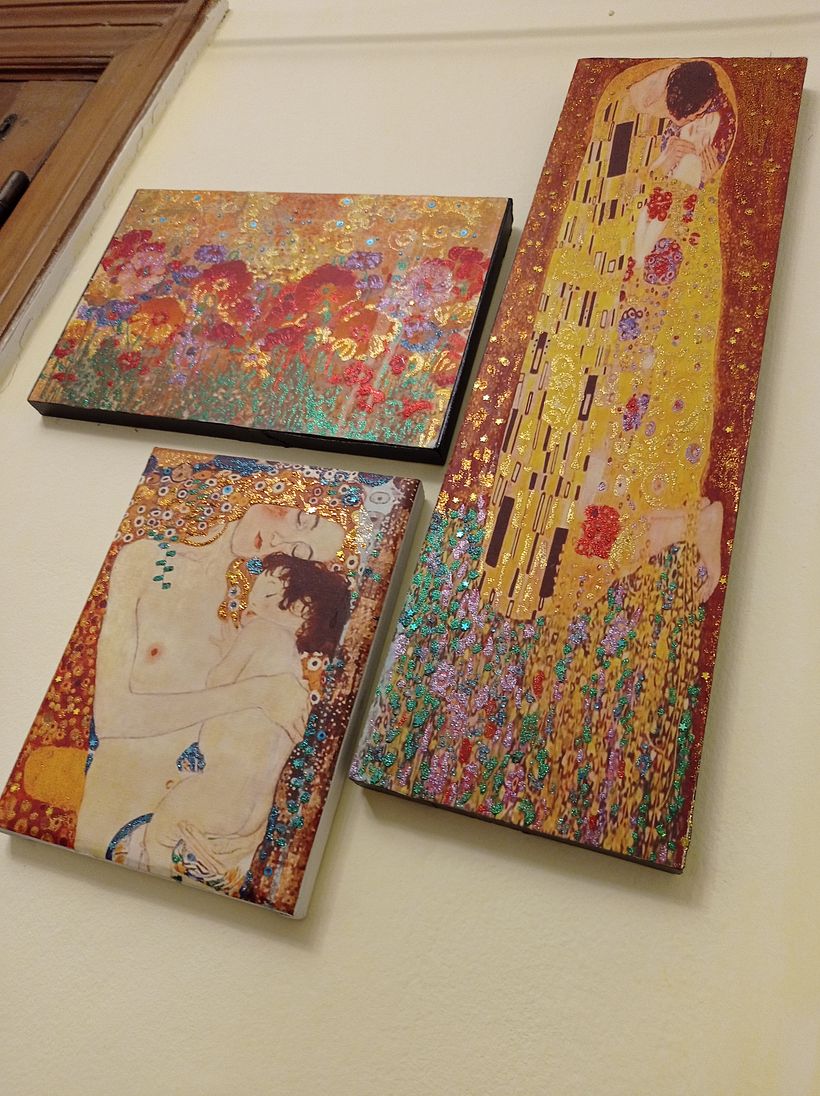 Triptico Klimt