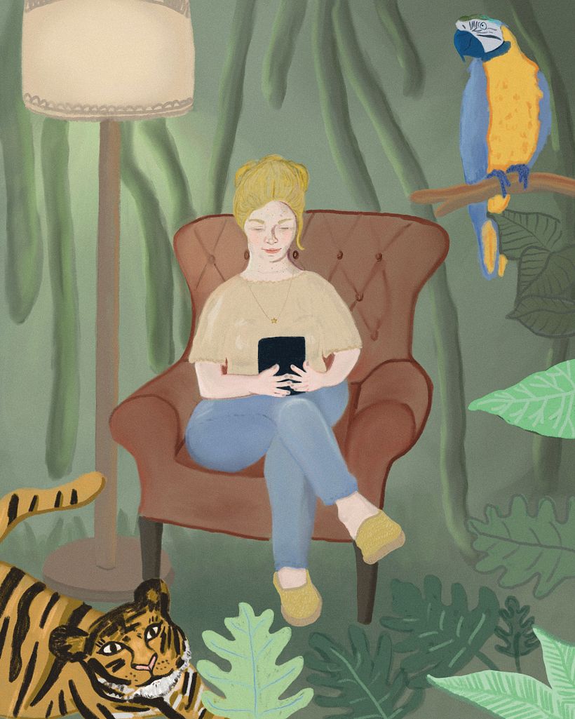 Mein Kursprojekt: Procreate: kreative Illustration-stechniken  1