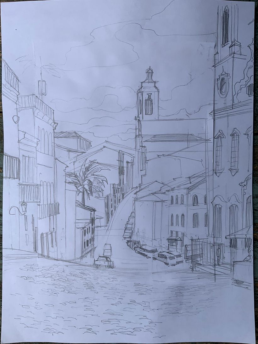 I'll take you through initial location and researching reference for the drawing