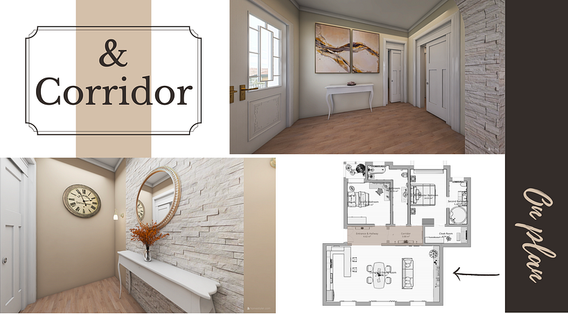 Ristrutturazione di un trilocale con progetto di interior design 3