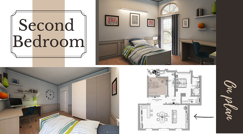 Ristrutturazione di un trilocale con progetto di interior design 10