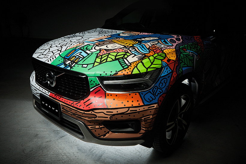 Volvo Art on Car 3