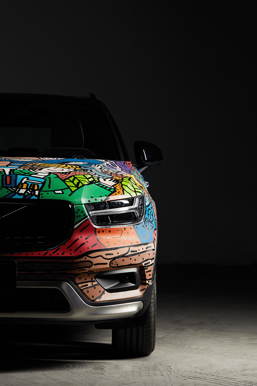 Volvo Art on Car 5