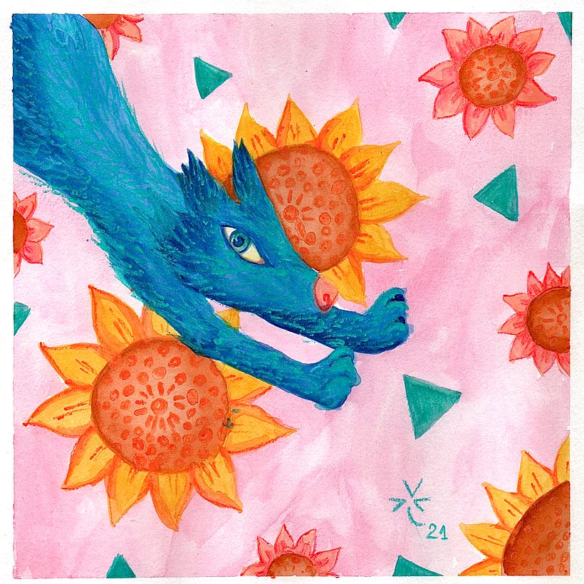 Meu projeto do curso: Cores na aquarela: descubra sua personalidade cromática 8