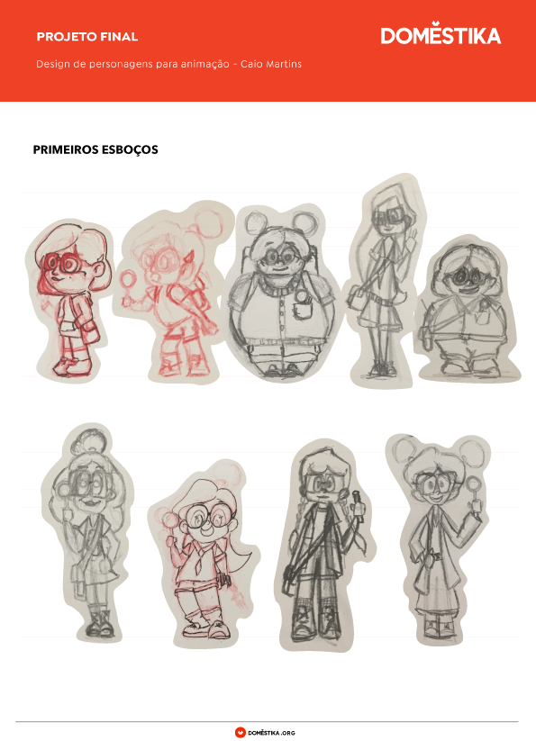 Meu projeto do curso: Design de personagens para animação com Photoshop 1