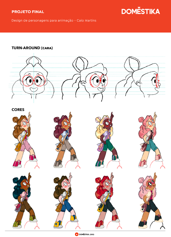 Meu projeto do curso: Design de personagens para animação com Photoshop 6