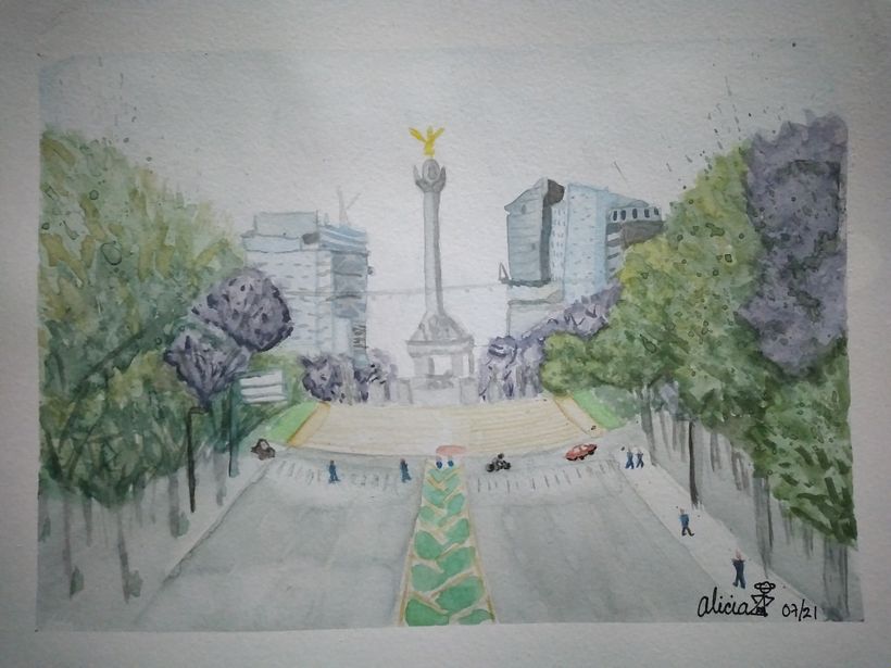 Mi resultado final :) Tal vez no se ve muy claro porque no ocupé escáner o cámara profesional pero ceo que se entiende.