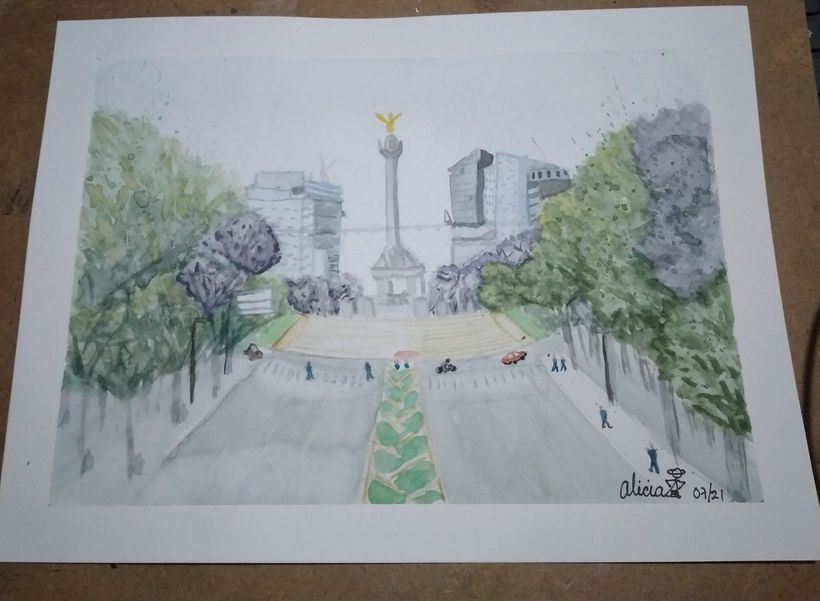 Mi resultado final :) Tal vez no se ve muy claro porque no ocupé escáner o cámara profesional pero ceo que se entiende.