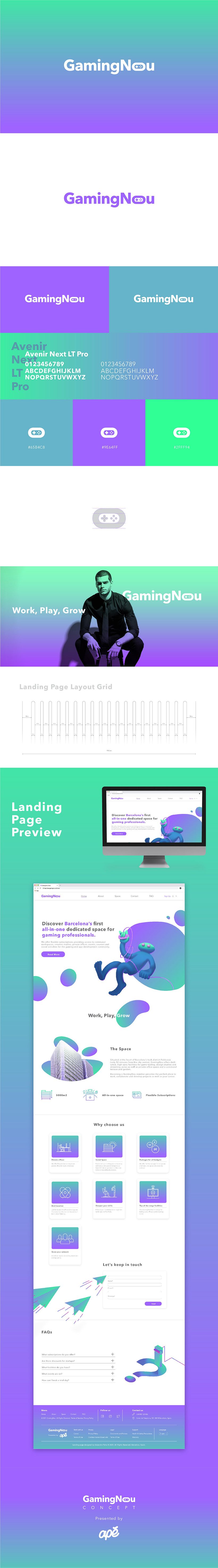 Landing Page Design (Gaming Nou) - Real Estate 2