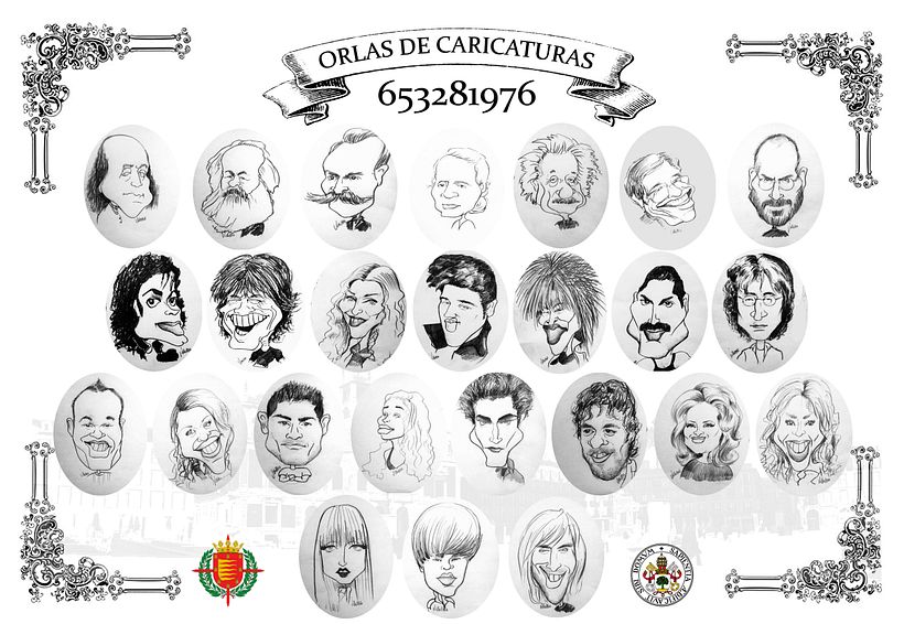 CARICATURAS para ORLAS y GRUPOS 9
