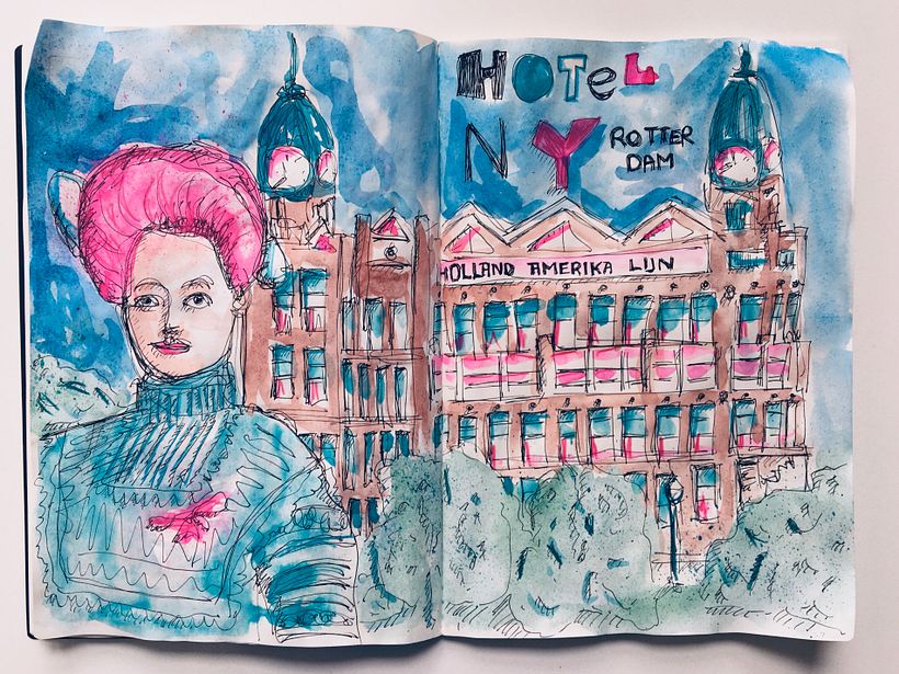 My project in Artistic Watercolor Sketching: Dare to Express Your Ideas course 5