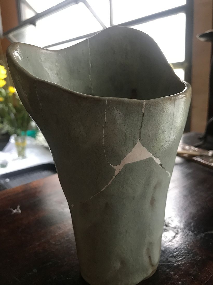 Mi Proyecto del curso: Introducción al Kintsugi: restaura tu cerámica con oro  1