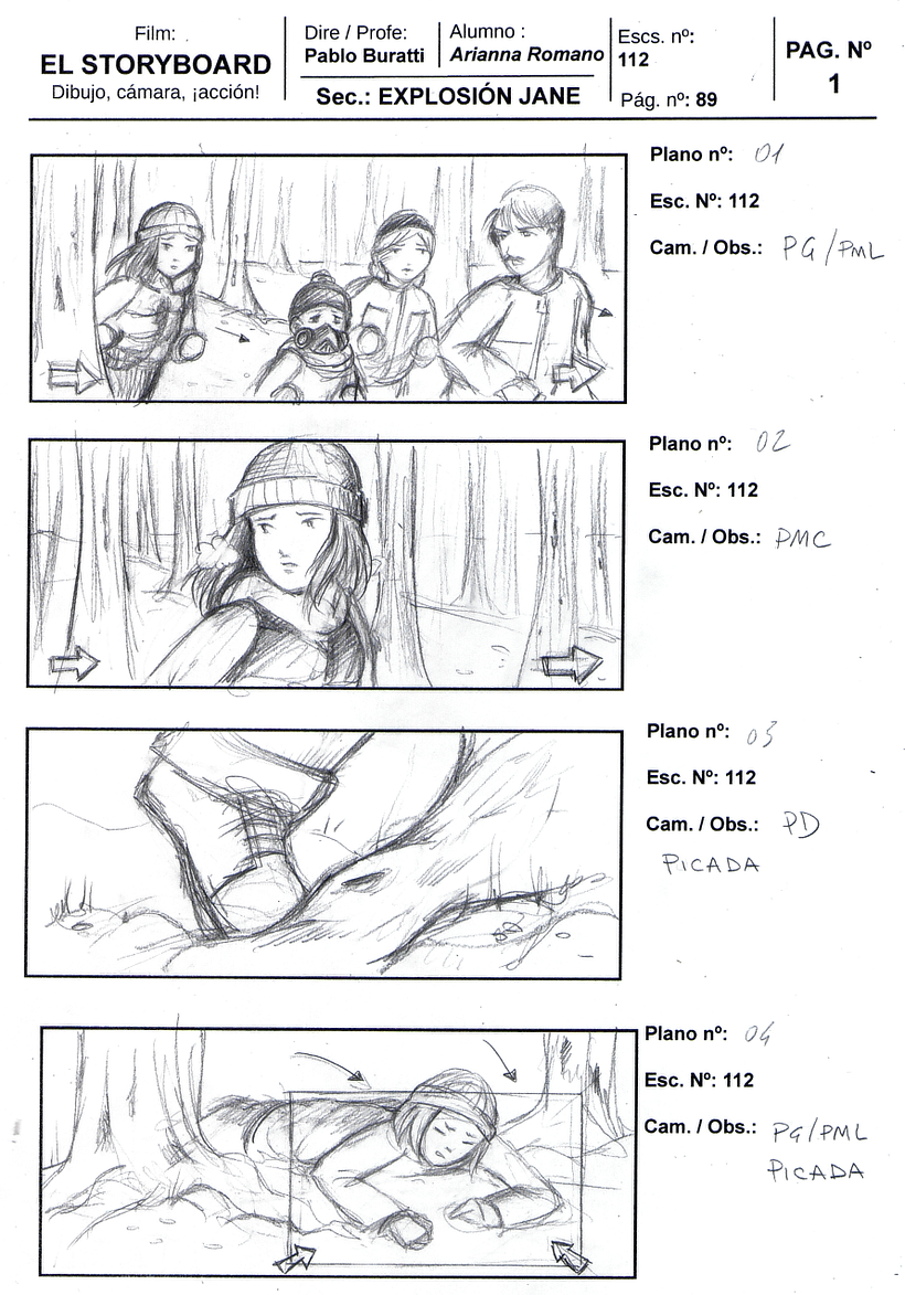 Il mio progetto del corso: Illustrazione di storyboard per cinema e pubblicità 1