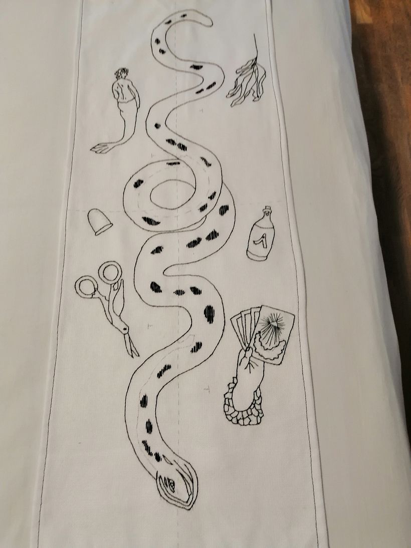 Mi Proyecto del curso: Introducción al bordado en blackwork 13
