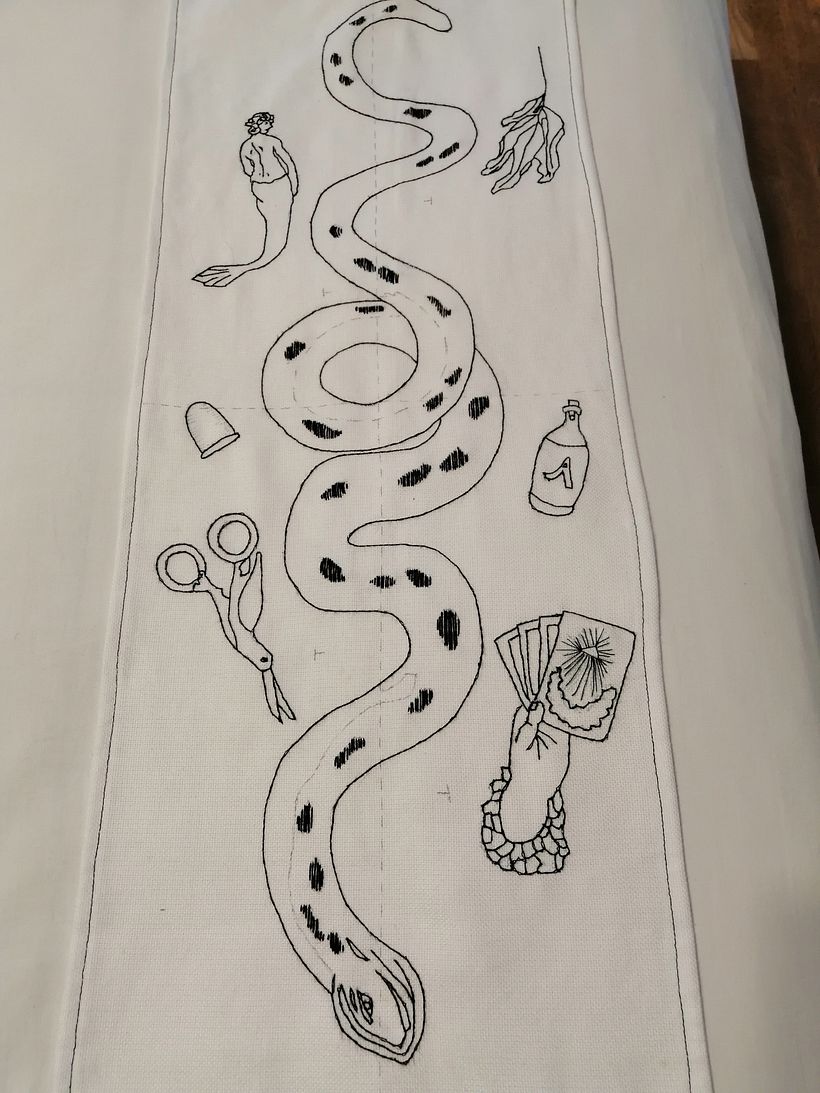Mi Proyecto del curso: Introducción al bordado en blackwork 14