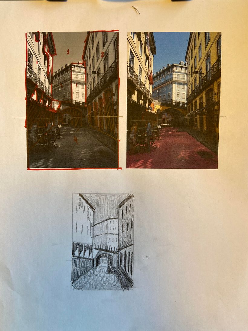 My project in Architectural Illustration with Watercolor course 4