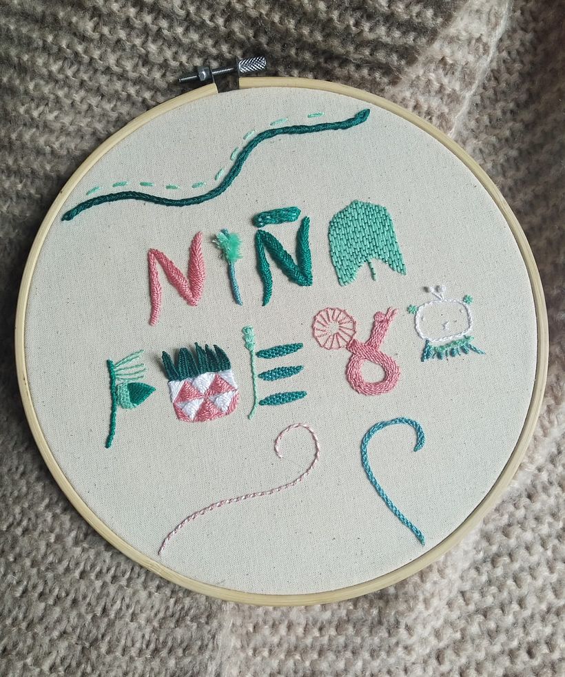 Mi Proyecto del curso: Introducción al bordado en relieve 2