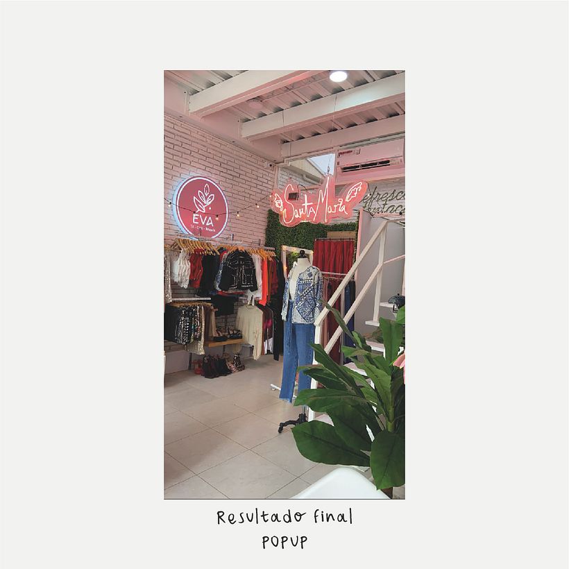 Diseño comercial popup: Tienda de ropa Santa María 4