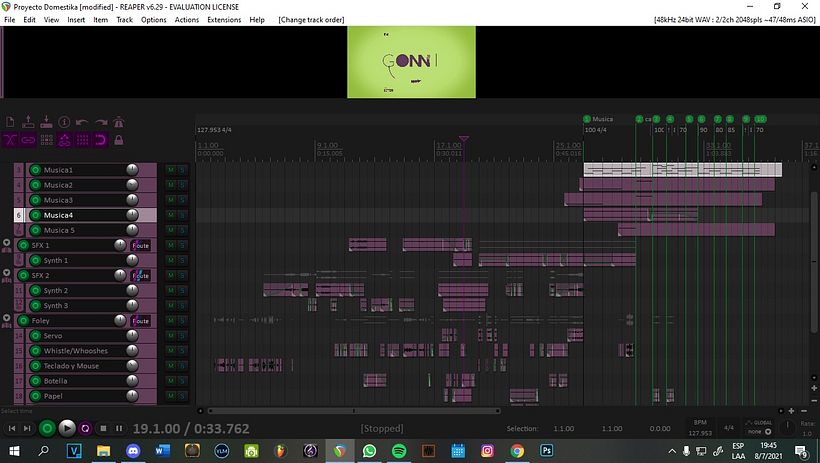 Proyecto final en REAPER