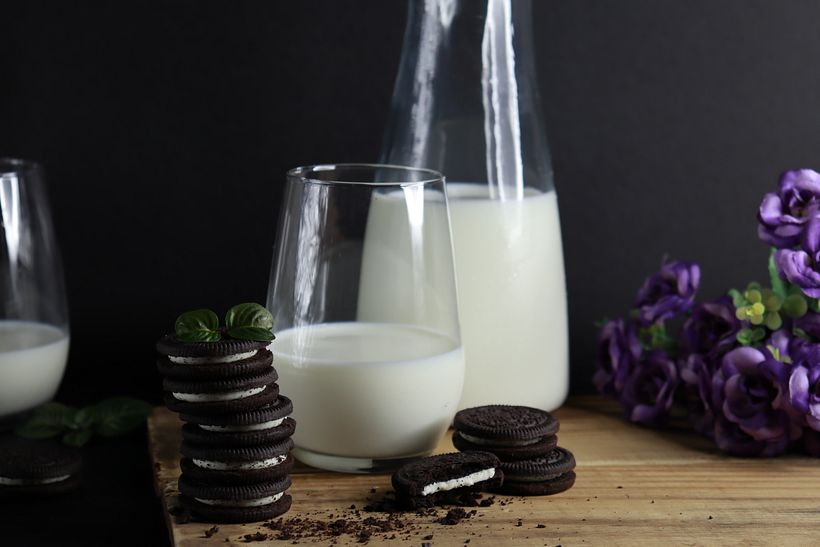 Milk and Oreo