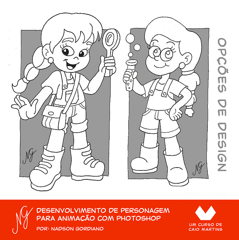 Desenvolvimento de Personagem para Animação (com Photoshop) 4